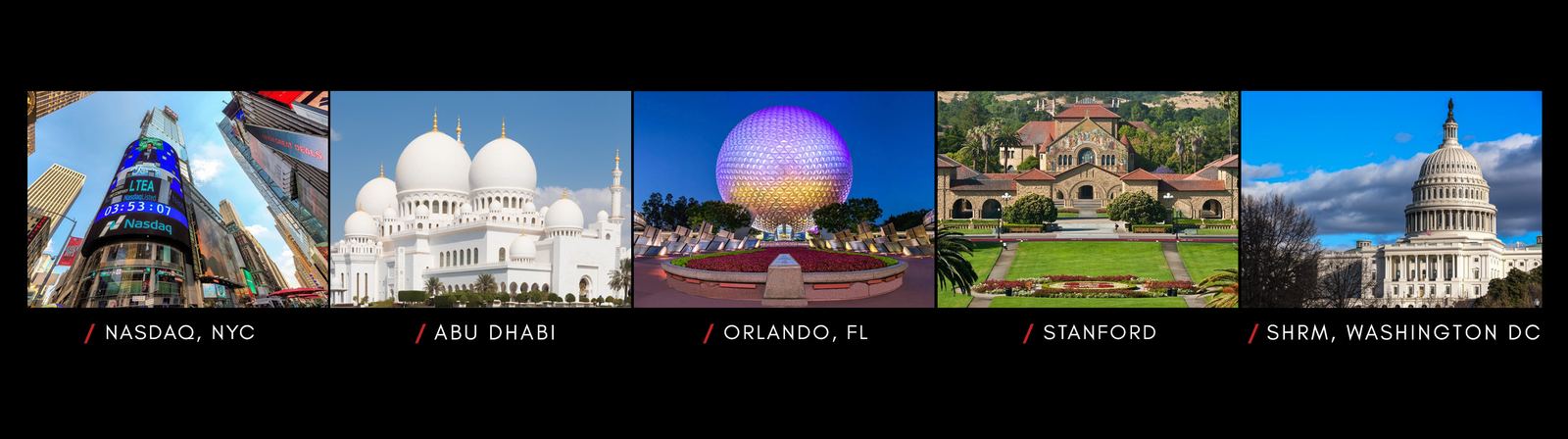 New York · San Francisco · London · Dubai · Singapore