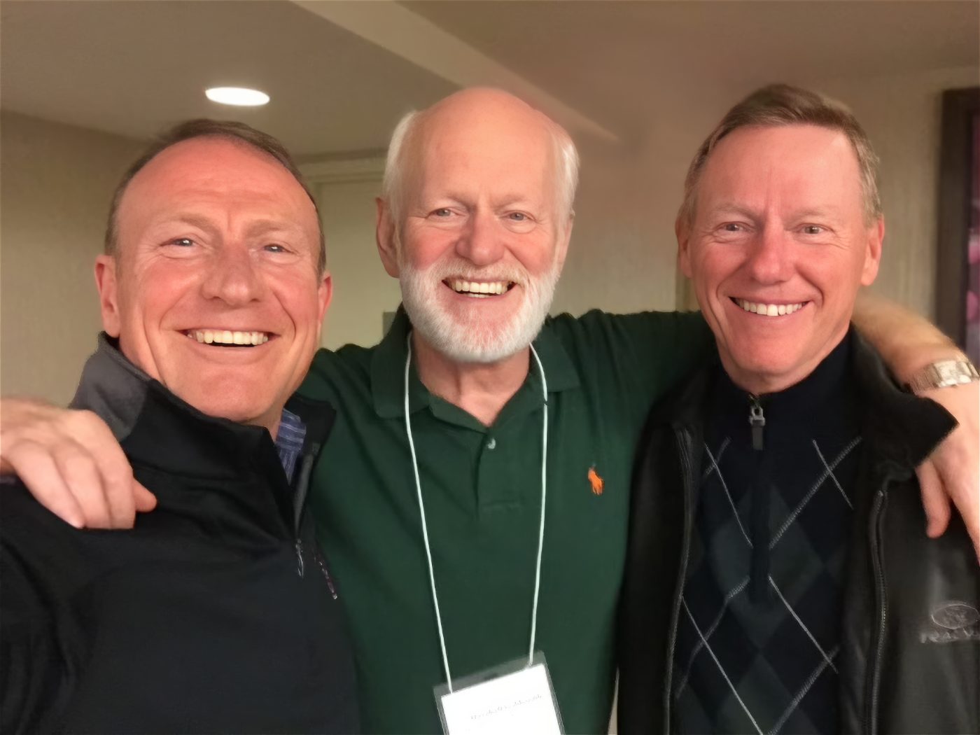 Marshall Goldsmith, Alan Mulally, and Mark