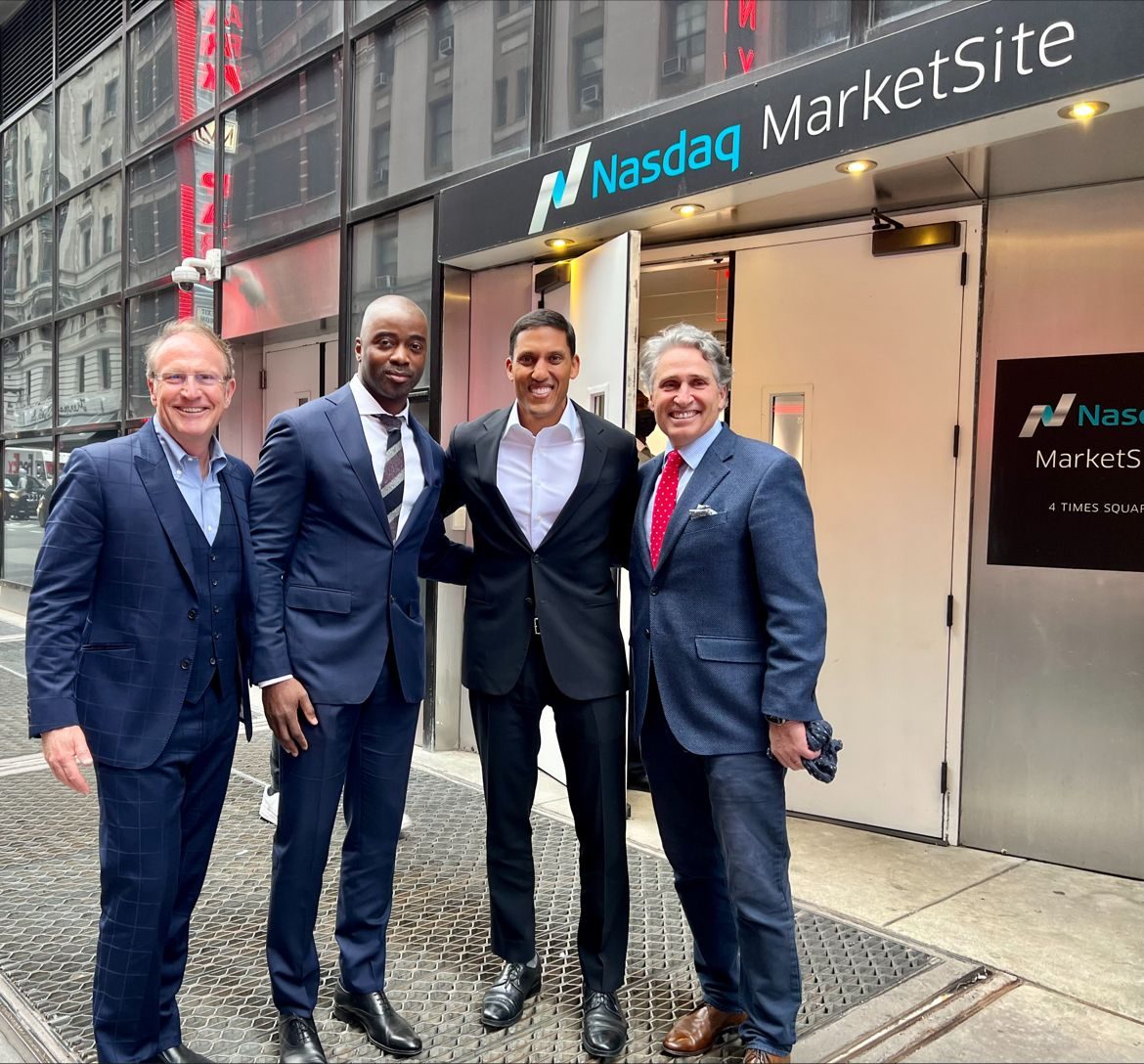 Curtis Martin, NFL Hall of Fame, Raj Shah, CEO of Rockefeller Foundation, Bryron Loflin, Global Head of Nasdaq Board Advisory & Nasdaq Center for Board Excellence & Mark